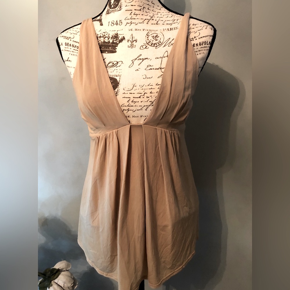 Tan Laundry By Design Sleeveless Top S